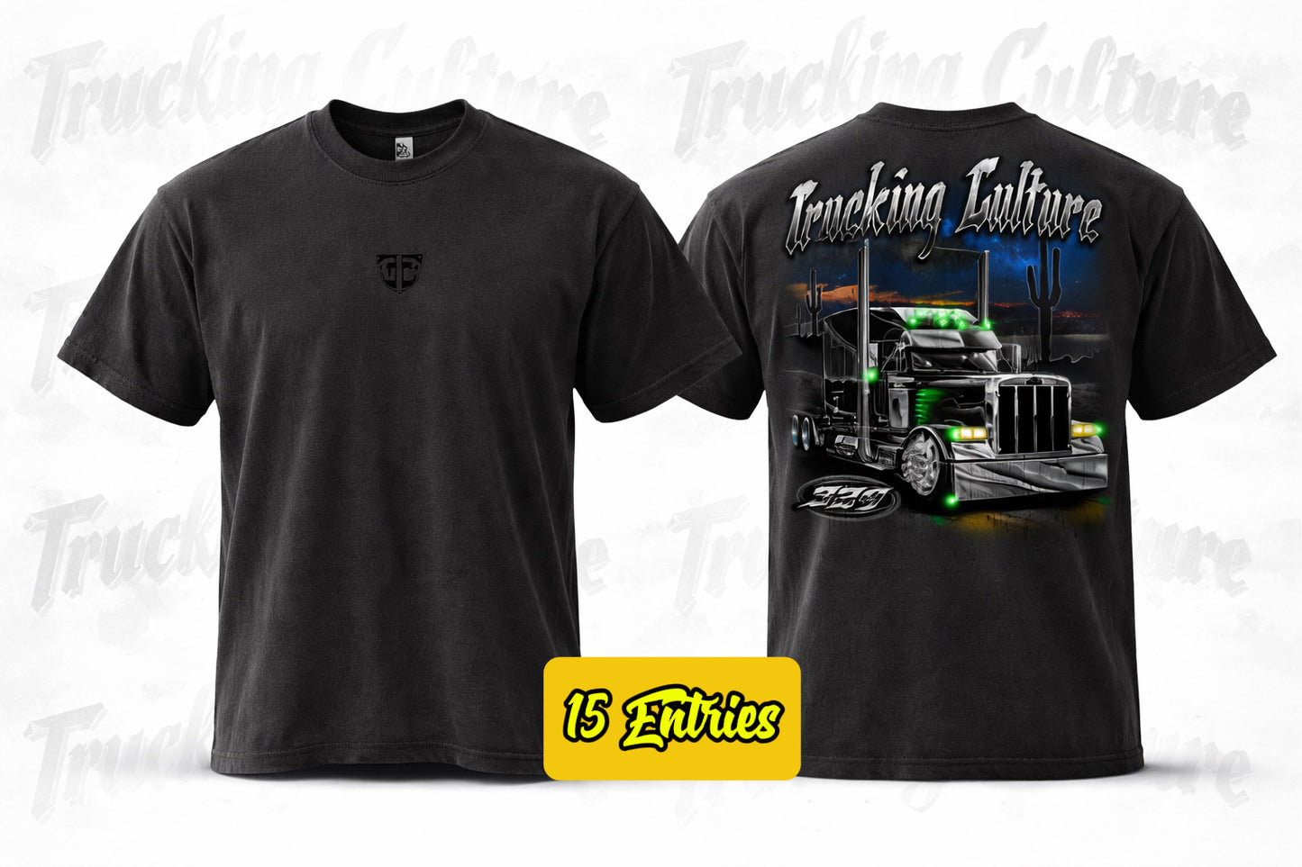 Black Trucking Culture Tee v2