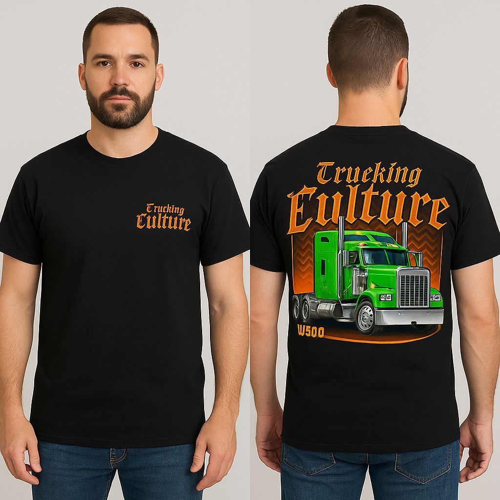 Black Trucking Culture Tee