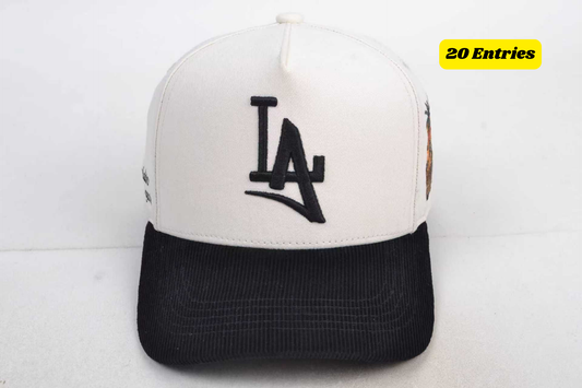 LA “Summer” Cap - Off White - Trucking Culture