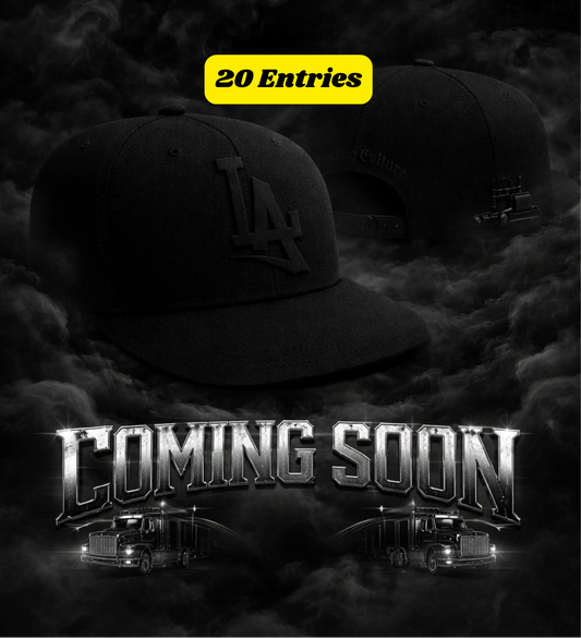 LA Trucker Cap - Black - Trucking Culture