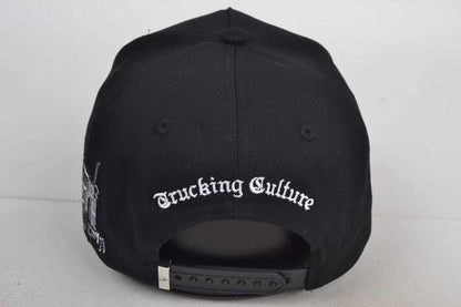 Black LA Cap - Black - Trucking Culture