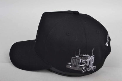 Black LA Cap - Black - Trucking Culture